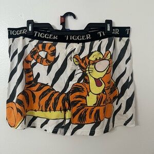 Pooh Black and White Tigger Boxers